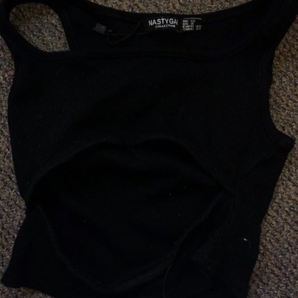 Nasty gal cut out crop top